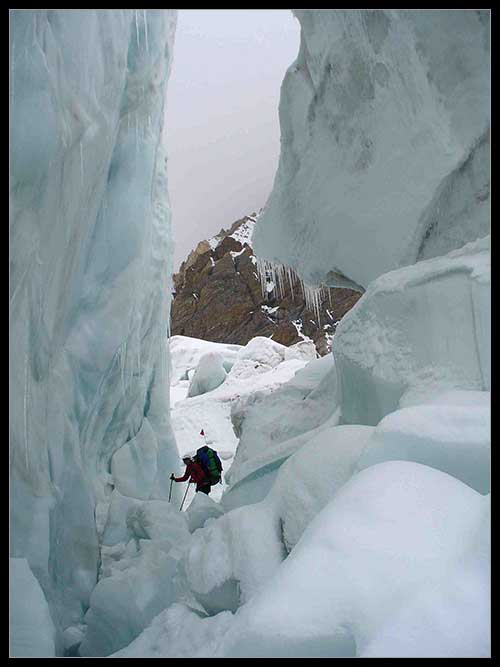 Cesta ledovcem, foto Pavel Matoušek