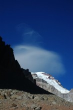Aconcagua 2008 - Mrak nad vrcholem