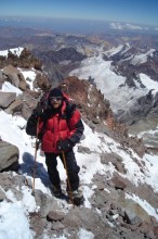Aconcagua 2008 - Pod vrcholem.