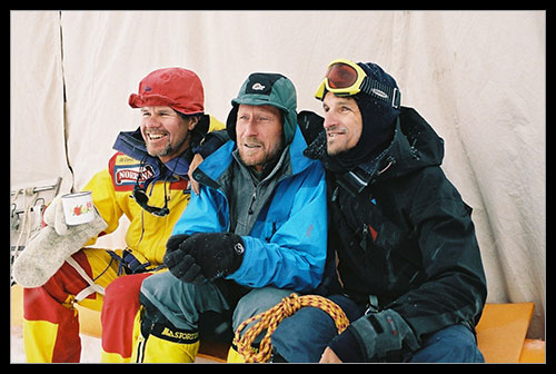 Summiters po návratu do ABC: zleva Olav, Pepíno, Zdeněk