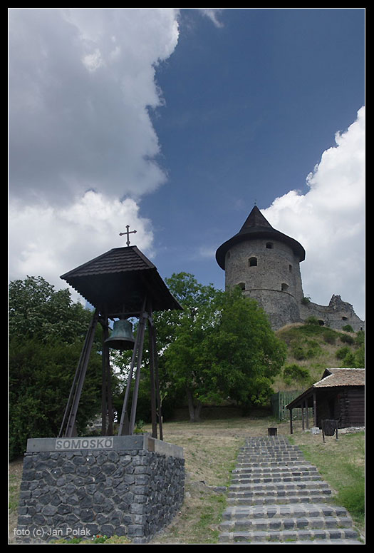 Somoskö - pohled na hrad z Maďarské strany
