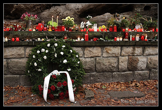 Rozloučení se Standou Šilhánem - Symbolický  památník ve Skaláku 16. 11. 2008