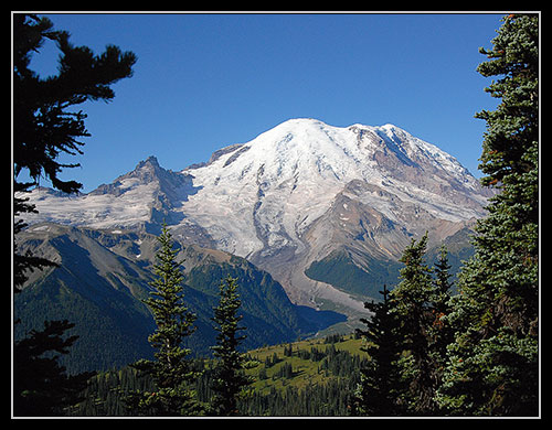 Mt. Rainier ze Sunrise Point