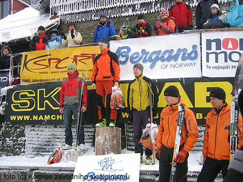 BERGANS  - Český pohár ve skialpinismu 2009 - Vyhlášení výsledků kategorie "Muži"