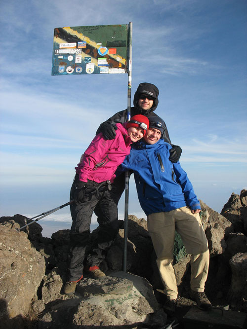 Na vrcholu Mount Meru