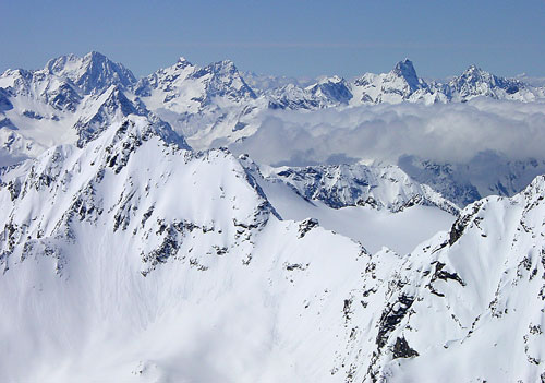 Pohled z Ruderhofspitze 