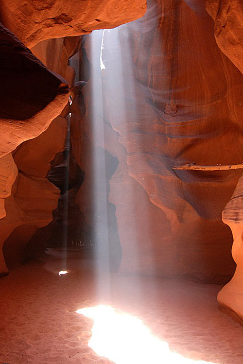 Upper Antelope Canyon, Světelné efekty - největší paráda
