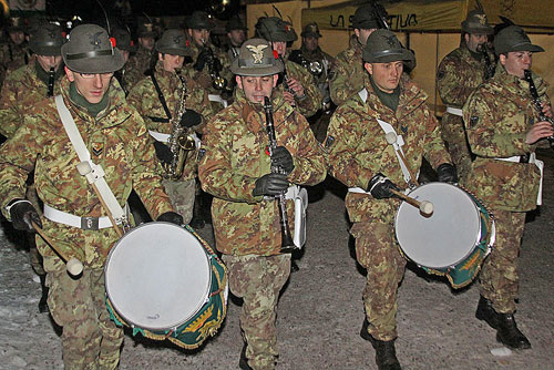 Italská paráda - vojenská kapela