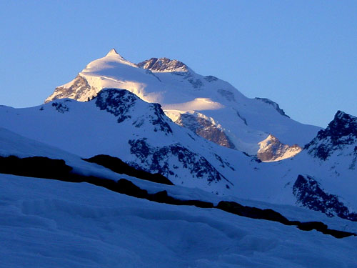 Nordend a Dufourspitze