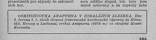 TURISTIKA A HOROLEZECTVÍ, ročník II., číslo 9., 22. září 1950, repro Chroust
