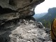 Kotzwand, bivak ve výšce 40 metrů