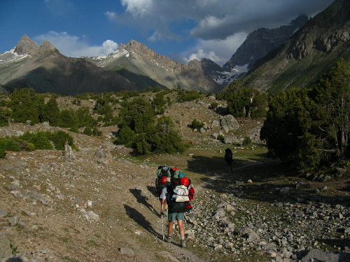 Pod jezery Kulikalom ve Fanských horách (2700m)