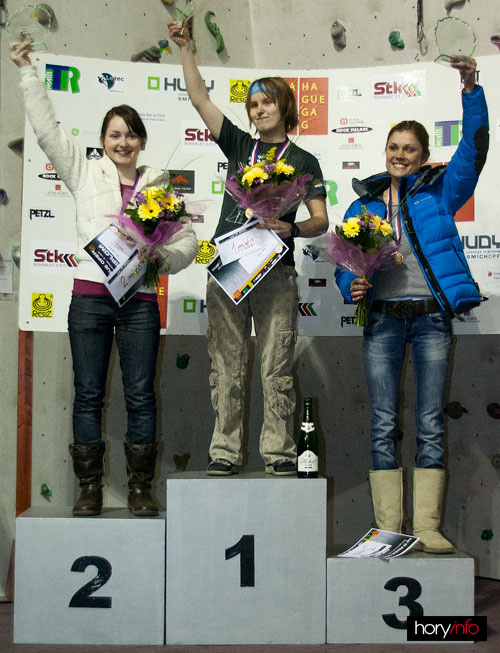 CupOFF 2011 Vítězky - Iva Vejmolová, Tereza Svobodová a Lenka Frühbauerová