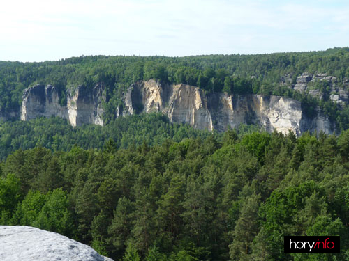 Hradba skal nad Labem v Rathenu