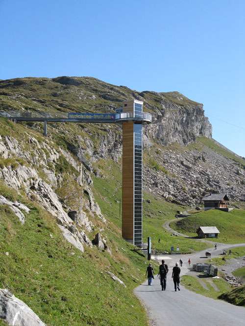 Melchsee-Frutt, není nad to pamatovat na turisty všech lenostních kategorií