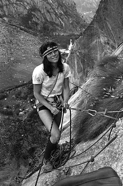 Zuzana Hofmannová ve Val di Mello 1980