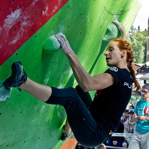 Nelly Kudrová, boulder 1