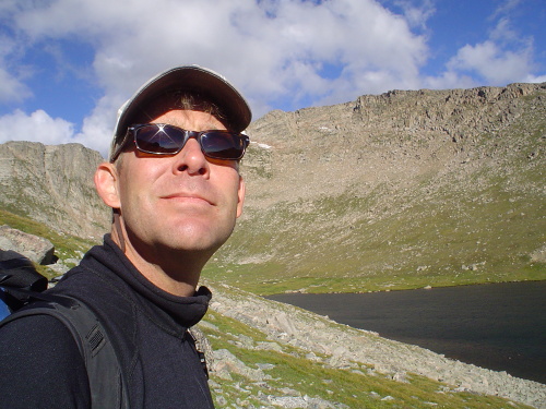 Allen jako zpupný regista, Mount Evans, Colorado 2007