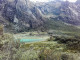 Suťový kužel laviny pod Huascaránem