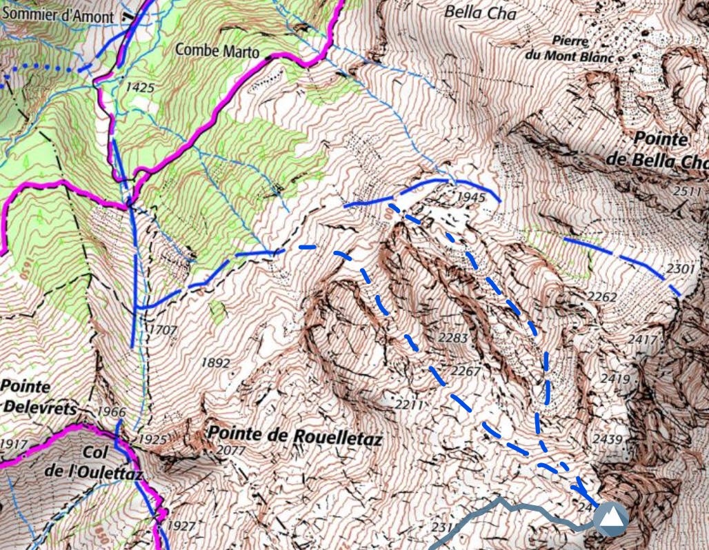 Mapa Pointe de la Carmélite