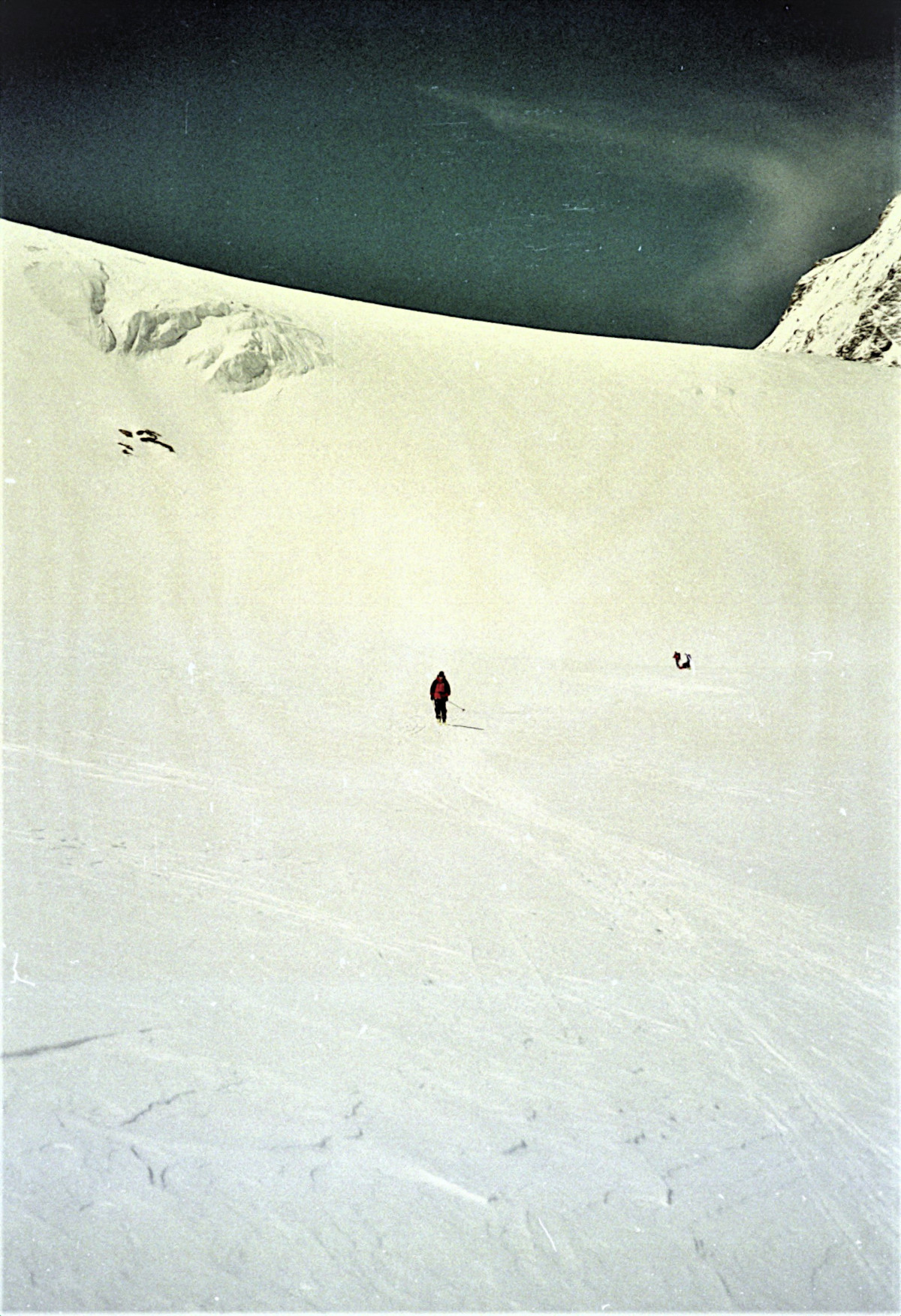 Sjezd z Plateau du Couloir. 