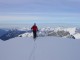 V pozadí hřebeny nad Samoëns